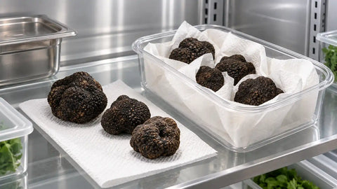 Tartufo nero fresco: conservazione e gestione dopo la consegna