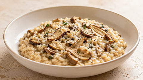 Risotto ai porcini con Boletus edulis essiccati