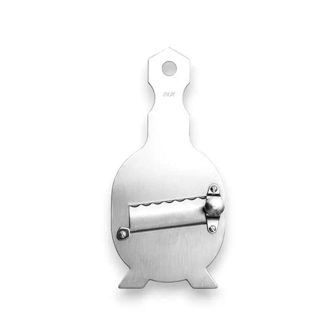 Affettatrice per tartufi in acciaio inox regolabile con lama ondulata