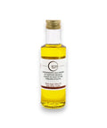 White truffle oil bottle with gold cap and label for Dog Traning White Truffle Oil