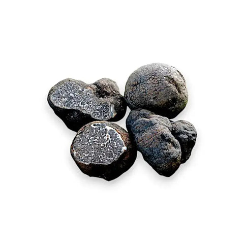 Four fresh garlic truffles Tuber Macrosporum A-grade for gourmet culinary use