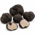 Tartufi freschi interi e tagliati Tuber aestivum A Grade con interno nocciola chiaro e venature delicate