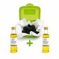 Kit triplo addestramento cani da tartufo con materiale di tartufo nero fresco sottovuoto e oli di oliva aromatizzati al tartufo bianco e nero